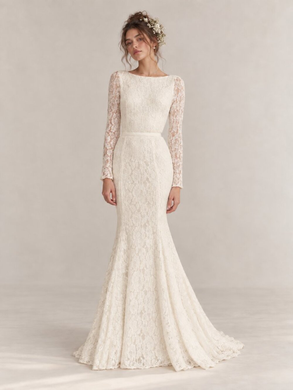 REFORMATION Hestia Ivory Lace Backless Mermaid Bridal Dress $598 MSRP